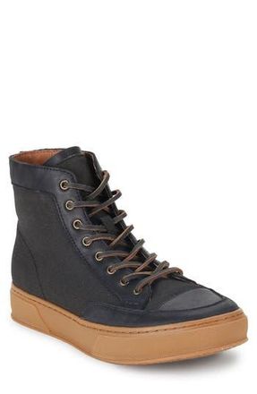 Frye Hoyt Mid Lace Sneaker in Black at Nordstrom Rack, Size 10.5