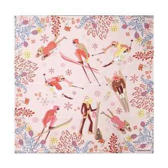 Ferragamo Silky Scarves, female, Multicolor, Size: ONE SIZE Silky Scarves