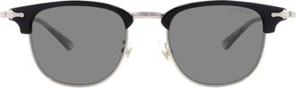 Montblanc Grey Square Mens Sunglasses MB0364S 001 49