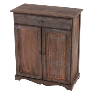 Hhg Hhg - Nunca Usado] C&oacute;moda, 78x66x33cm, Aspecto Shabby, Vintage, Marr&oacute;n