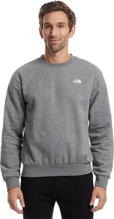 The North Face Evolution Emb Crew Mens Sweatshirt TNF Mid Grey Heather : 2XL, Cotton/Polyester