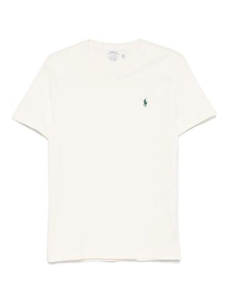 Polo Ralph Lauren Polo Pony-embroidered T-shirt - Neutrals