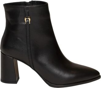 Albano Heeled Boots - Dames - Laarzen met Hak - Zwart - 41 EU - Leer - Schoenen