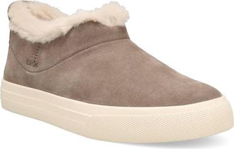 Taos Womens Mini Chic Boots In Dark Taupe Suede