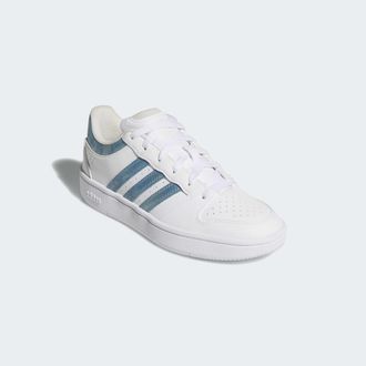 adidas Sneaker ADIDAS SPORTSWEAR HOOPS CLASSIC, Damen, Gr. 38,5, cloud wei&szlig;, supplier colour, orbit grau, Synthetik, Schuhe Sneaker