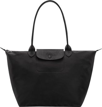 Longchamp Large Le Pliage One Nylon Shoulder Tote in Black at Nordstrom