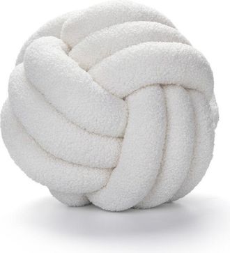 OEM Almohada De Nudo, 2 Piezas - Coj&iacute;n Decorativo Redondo De 23 Cm, Funda De Coj&iacute;n De Terciopelo Tejida A Mano Para Sala De Estar Y Dormitorio, Beige, 23 