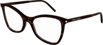 Saint Laurent Ladies Black Cat Eye Eyeglass Frames SL478JERRY 002