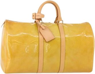 Louis Vuitton Pre-owned Weekend Bags, female, Yellow, Size: ONE SIZE Pre-owned Vintage Boston Bag