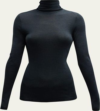 Hanro Woolen Silk Turtleneck Top