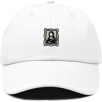 Dalix Frame Dad Cap in White at Nordstrom
