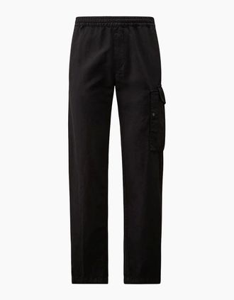 C.P. Company Mens Cotton/Linen Lens Cargo Pants - Navy - Size: 36