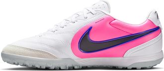 Nike Mens Tiempo Ligera Pro Turf Low-Top Soccer Shoes in White | IB4477-146