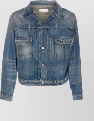 Maison Margiela denim jacket with collared design and pockets