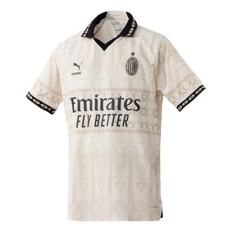 Puma x Pleasures x AC Milan 23/24 Authentic Player Version Jersey Beige Black 776066-02