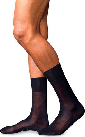 Falke No. 9 Cotton Blend Socks in Dark Navy at Nordstrom, Size X-Small