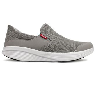 Mbt SF Modena III Textile Synthetic Womens Fashion Trainers - Light Grey - Size:UK 4.5