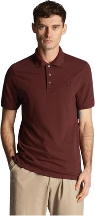 Lyle & Scott Hombre, Camisetas, Rojo, Talla: S