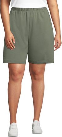 Lands End Sport Knit High Rise Shorts in Sage at Nordstrom, Size X-Small