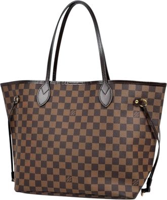 Louis Vuitton Brown Damier Canvas Shoulder Bag Tote Bag (Pre-Owned)
