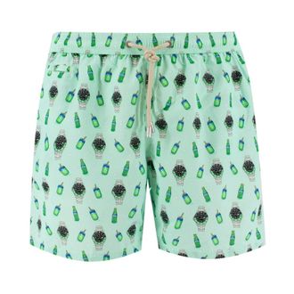 MC2 Saint Barth Beachwear, male, Multicolor, Size: XL Lighting Boxer