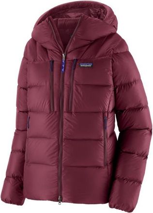 Patagonia Fitz Roy Down Hoody Daunenjacke f&uuml;r Damen | rot