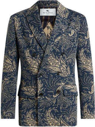 Etro Blazer in maglia - Blu