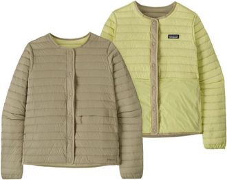 Patagonia LW Reversible Down Sweater Cardigan Daunenjacke f&uuml;r Damen | beige