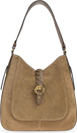Isabel Marant Tassen, Dames, Beige, ONE Size, Katoen, Altay Hobo Schoudertas