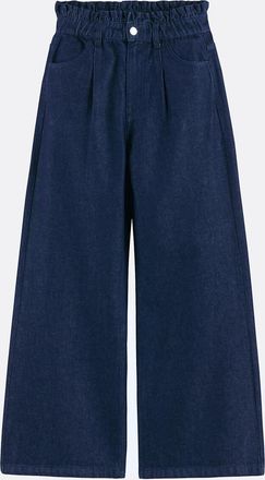 La Redoute Collections Wijde jeans met paperbag tailleband