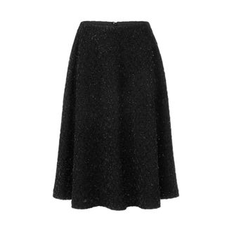 Marc Cain Elegante Midirok - Dames - Rokken - Zwart - Maat: S