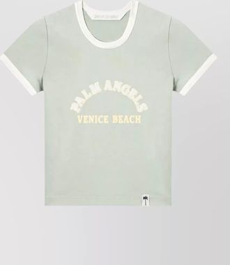 Palm Angels cotton slim t-shirt
