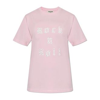 Zadig&Voltaire Dames, Tops, Roze, Maat: XL Katoen