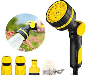 OEM Boquilla Rociadora De Alta Presi&oacute;n Para Manguera De Jard&iacute;n, 10 Patrones De Rociado, Con Control De Pulgar Para Un F&aacute;cil Control Del Agua