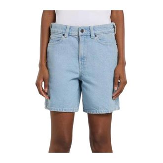 Dickies 993 Carpenter Denim Shorts met 7-inch binnenbeenlengte - Dames - Denim shorts - Blauw - W25 - Denim - Korte Broeken