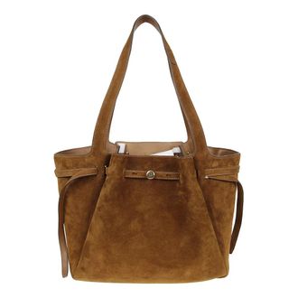 Tory Burch Tory Burch, Tote Bags, female, Brown, Size: ONE SIZE Romy Suede Tote