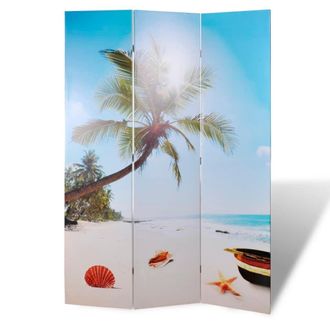 Berkfield Home Folding Room Divider 120x170 cm Beach
