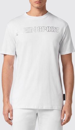 Plein Sport T-shirt slim fit in cotone con stampa grafica e logo laminato