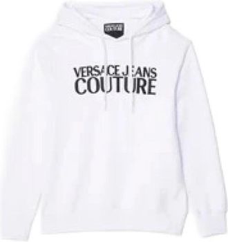 Versace Jeans Couture Felpa - Heren - Hoodies - Wit - S - Hoodies & sweatvesten