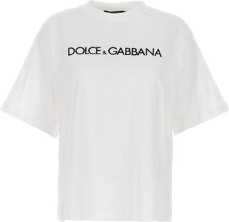 Dolce & Gabbana Witte Katoenen T-Shirt