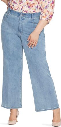 NYDJ Waist Match Major Wide Leg Jeans in Crystalline at Nordstrom, Size 0X