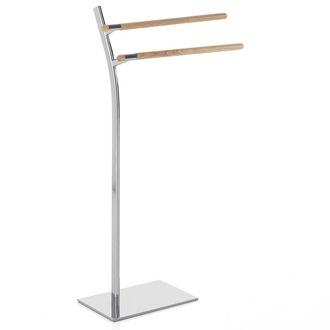 tomasucci Feo bathroom towel rail, chrome