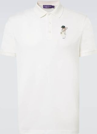 Ralph Lauren Purple Label Polo in cotone e cashmere Polo Bear