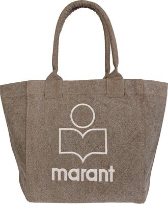 Isabel Marant Small Yenkygz Textured Cotton Tote Bag