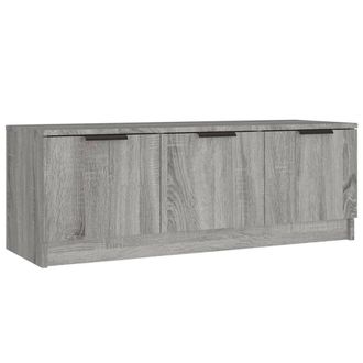 Berkfield Home TV Cabinet Grey Sonoma 102x35x36.5 cm Engineered Wood