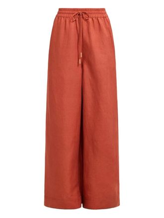 Aje Tropez drawstring trousers - Orange