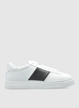 Emporio Armani Leder -Turnschuhe