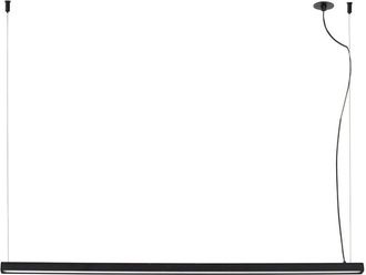 Faro Barcelona L&aacute;mpara Colgante Negra Con Flor&oacute;n Empotrable Vico 115 61104