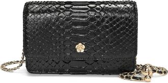 Tiffany & Fred Python-Embossed Leather Crossbody