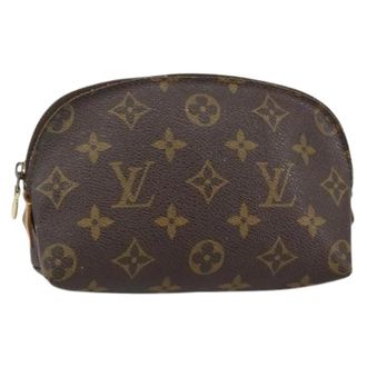 Louis Vuitton Pre-owned Canvas Pouch - Dames - Vintage Clutch - Bruin - ONE Size - Vintage